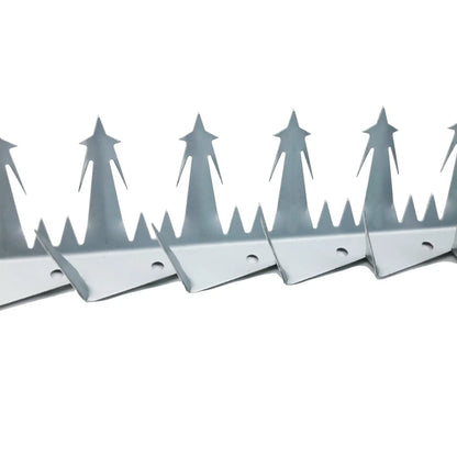 Heavy Duty Metal Anti-Climb Fence Spikes Galvanised (12 Pieces / 15m)