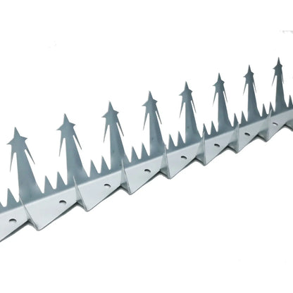 Heavy Duty Metal Anti-Climb Fence Spikes Galvanised (12 Pieces / 15m)