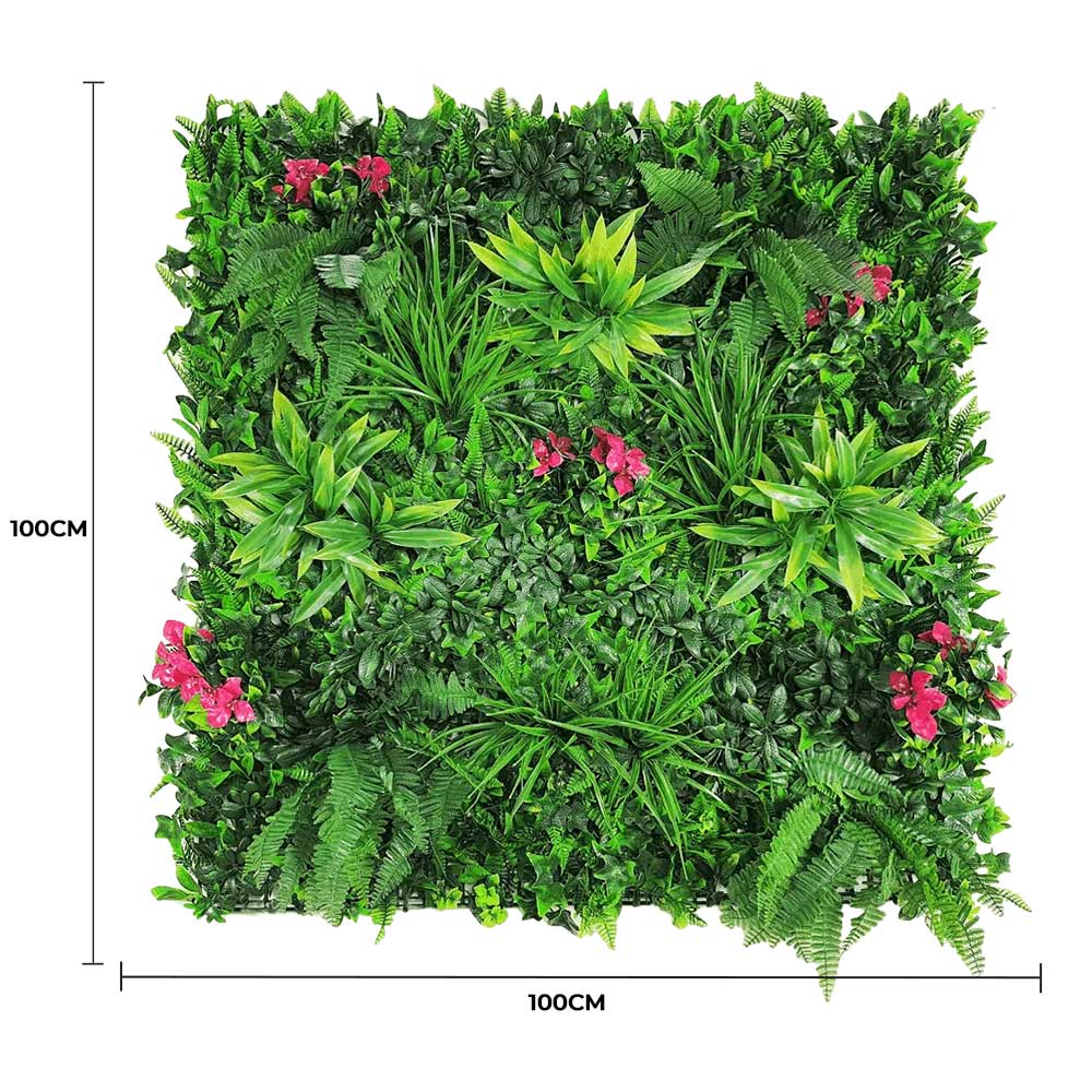 Flowering Lilac Vertical Garden / Green Wall UV Resistant 100cm X 100cm Panel - Image 2