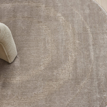 Fortune 771 Beige Modern Round Rug