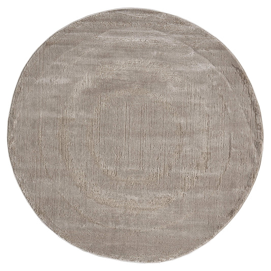 Fortune 771 Beige Modern Round Rug
