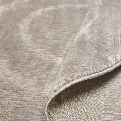 Fortune 771 Beige Modern Round Rug