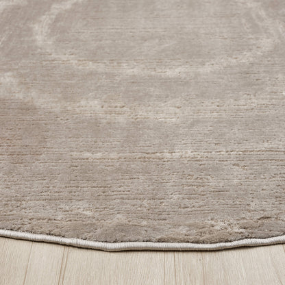 Fortune 771 Beige Modern Round Rug