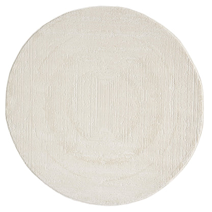 Fortune 771 Cream Modern Round Rug