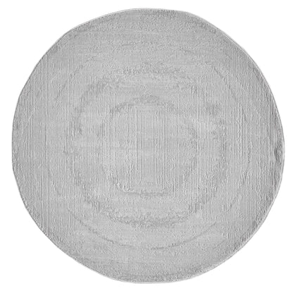 Fortune 771 Lt.Grey Modern Round Rug
