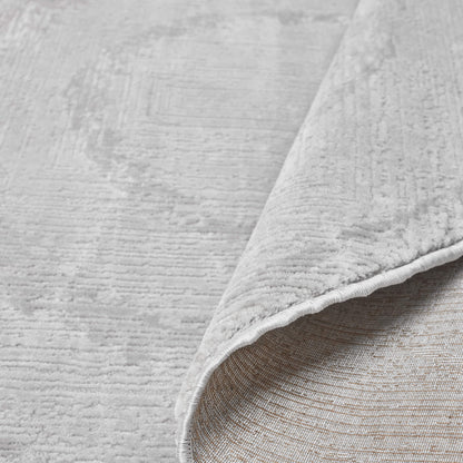 Fortune 771 Lt.Grey Modern Round Rug