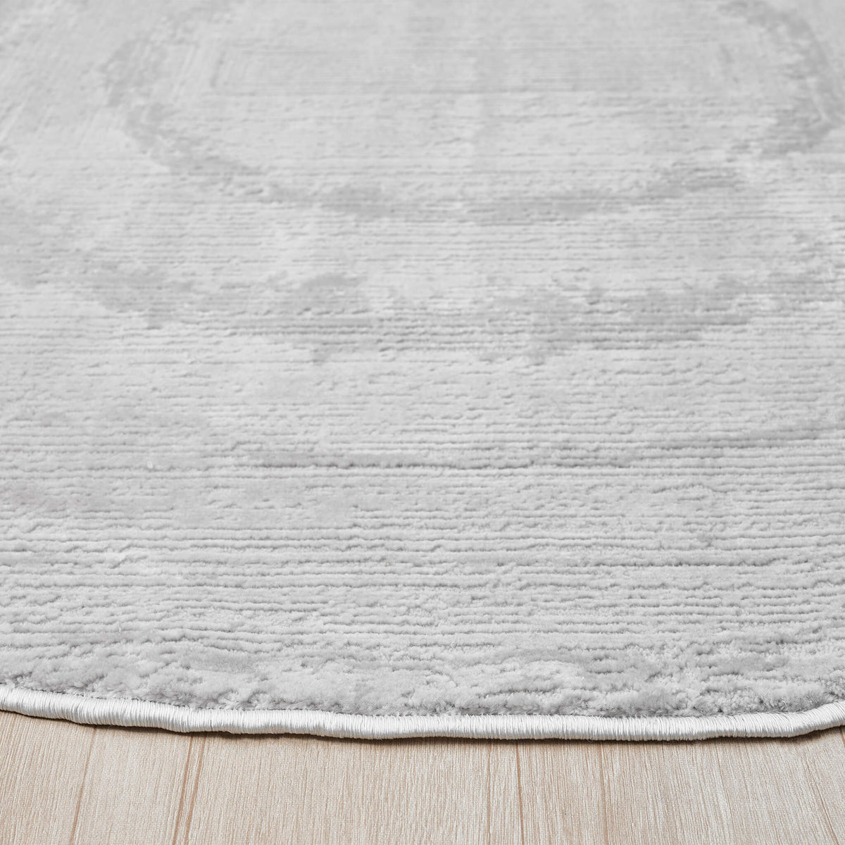 Fortune 771 Lt.Grey Modern Round Rug