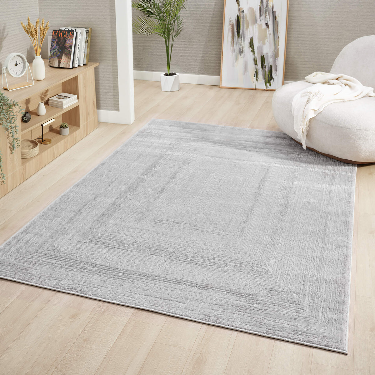 Fortune 771 Lt.Grey Modern Rug