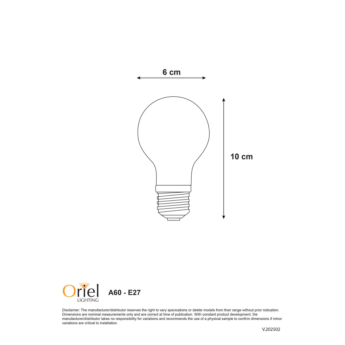 6W / E27 / 4000K Dimmable - Matt Opal Filament LED A60 4000K E27