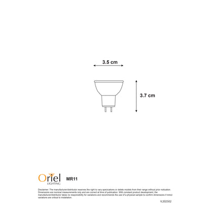 3W / 4000K / 12V Ac/dc - LED 12V MR11 4000K