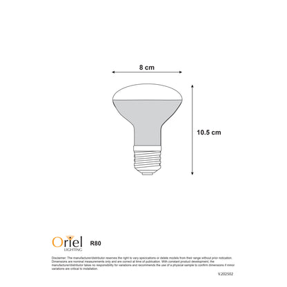 10W / E27 / 4000K Reflector Globe - LED R80 4000K