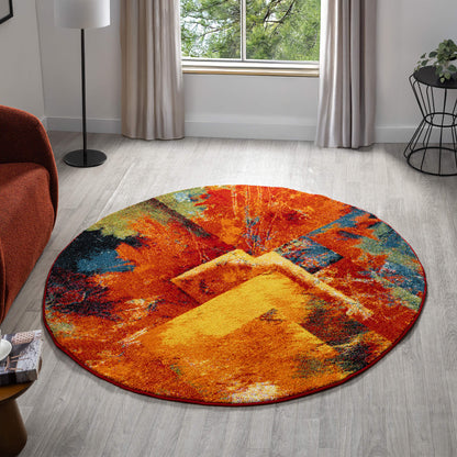 Galaxy 246 Multi Round Rug