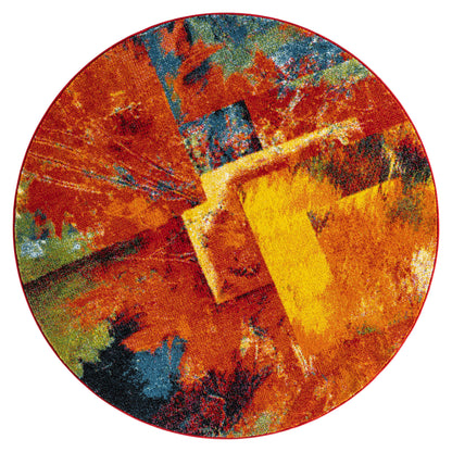 Galaxy 246 Multi Round Rug