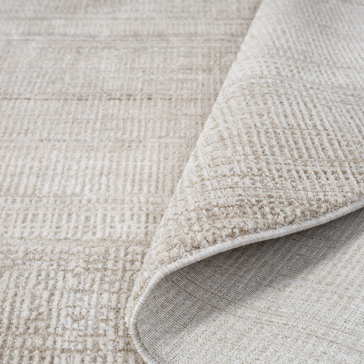 Glamour 721 Sand Contemporary Round Rug