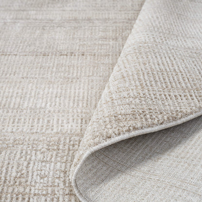 Glamour 721 Sand Contemporary Round Rug