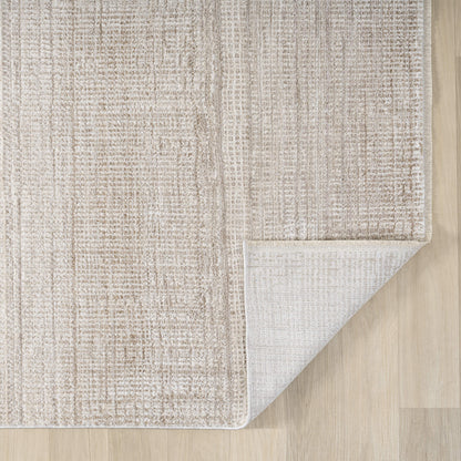 Glamour 721 Sand Contemporary Hallway Runner