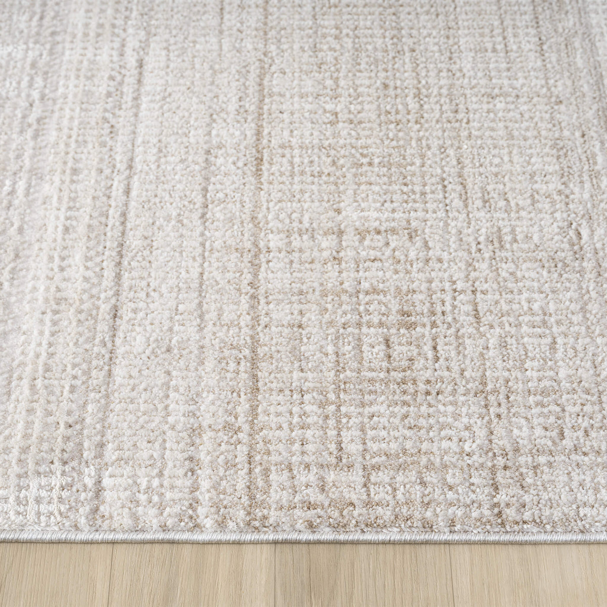 Glamour 721 Sand Contemporary Hallway Runner