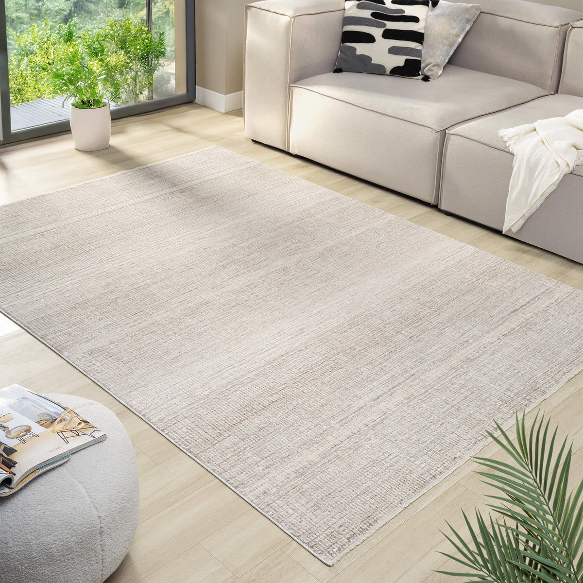Glamour 721 Sand Contemporary Rug