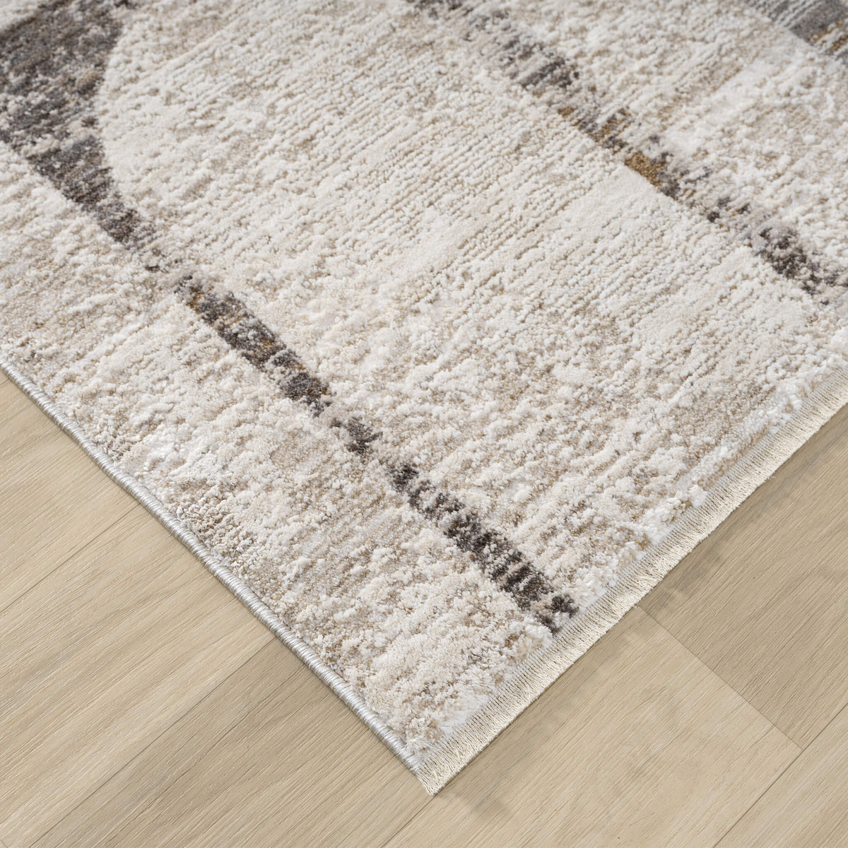 Glamour 722 Stone Contemporary Hallway Runner