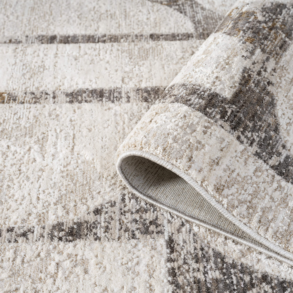 Glamour 722 Stone Contemporary Hallway Runner