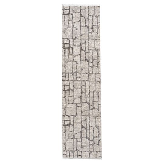 Glamour 722 Stone Contemporary Hallway Runner