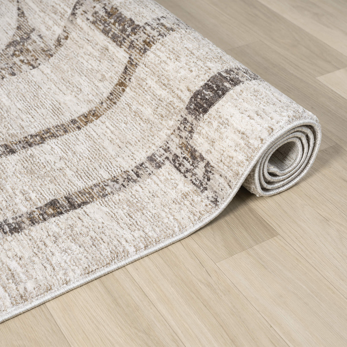 Glamour 722 Stone Contemporary Hallway Runner