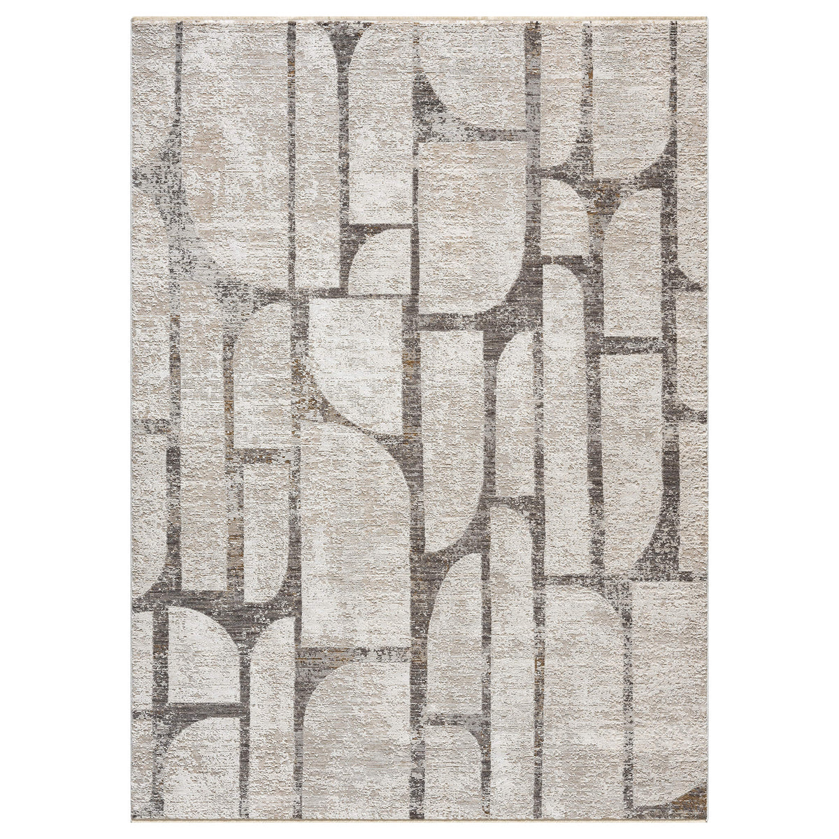 Glamour 722 Stone Contemporary Rug