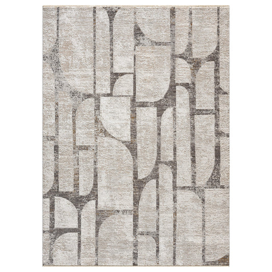 Glamour 722 Stone Contemporary Rug