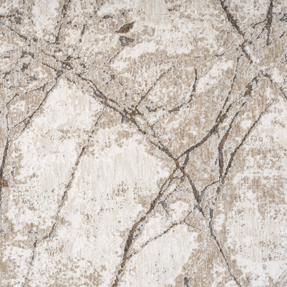 Glamour 723 Ivory Contemporary Hallway Runner