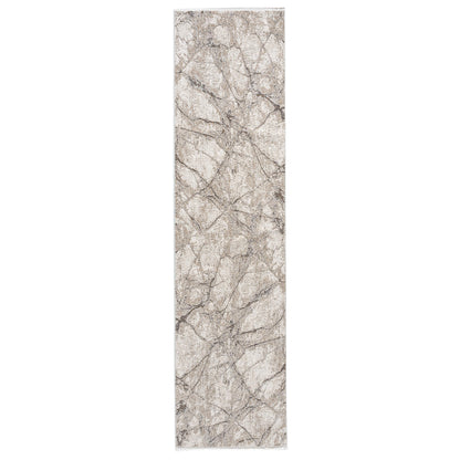 Glamour 723 Ivory Contemporary Hallway Runner