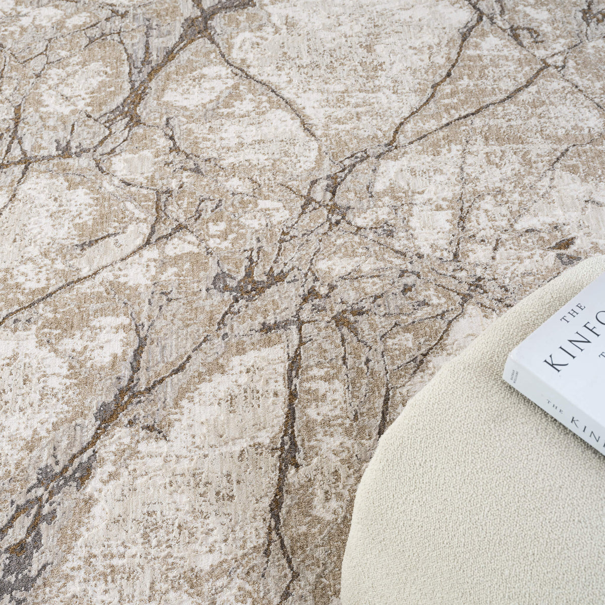 Glamour 723 Ivory Contemporary Rug