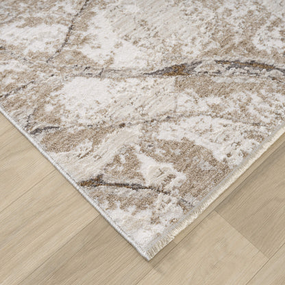 Glamour 723 Ivory Contemporary Rug