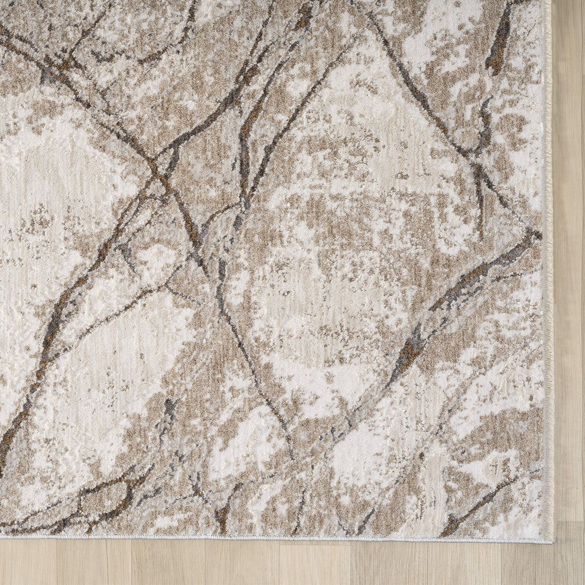 Glamour 723 Ivory Contemporary Rug