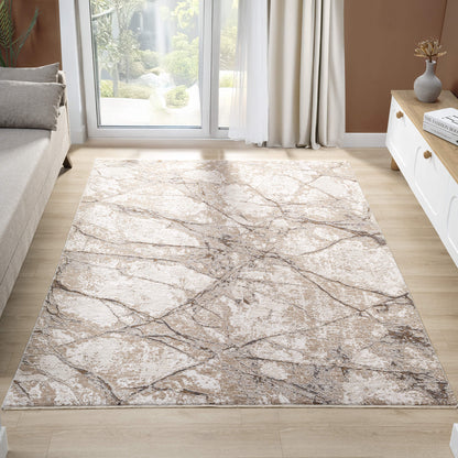 Glamour 723 Ivory Contemporary Rug