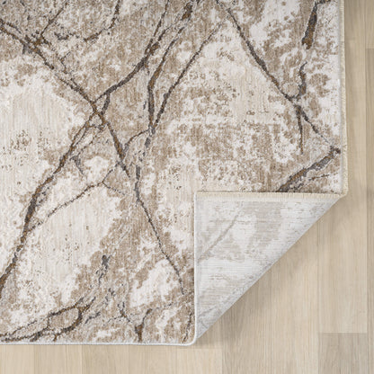 Glamour 723 Ivory Contemporary Rug
