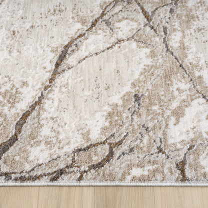 Glamour 723 Ivory Contemporary Rug