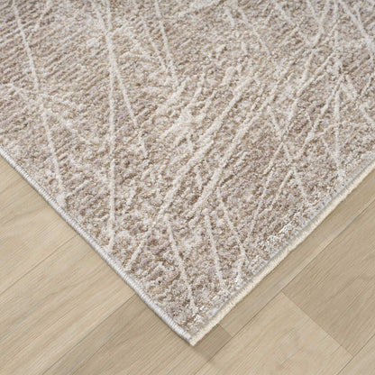 Glamour 730 Pearl Contemporary Hallway Runner