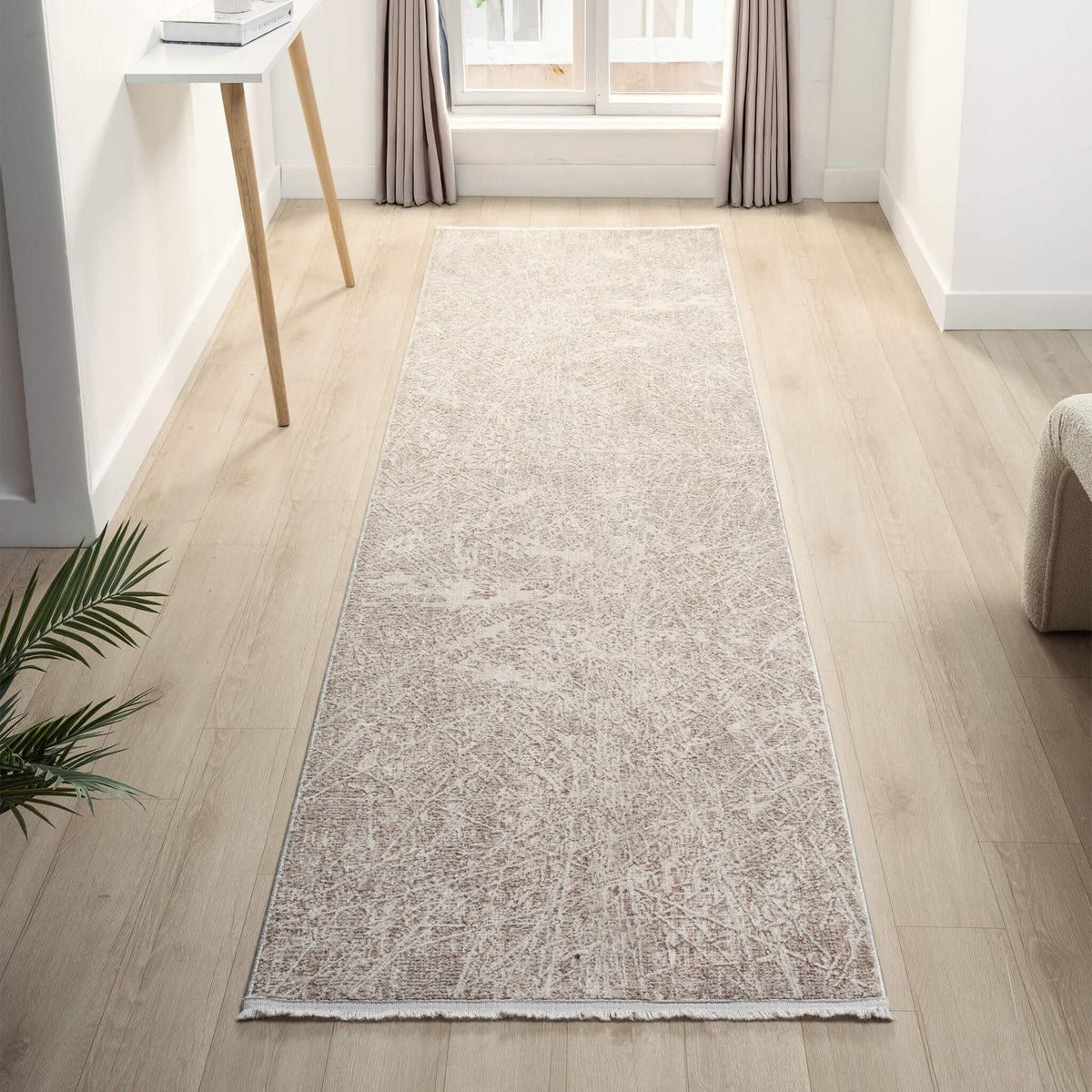 Glamour 730 Pearl Contemporary Hallway Runner