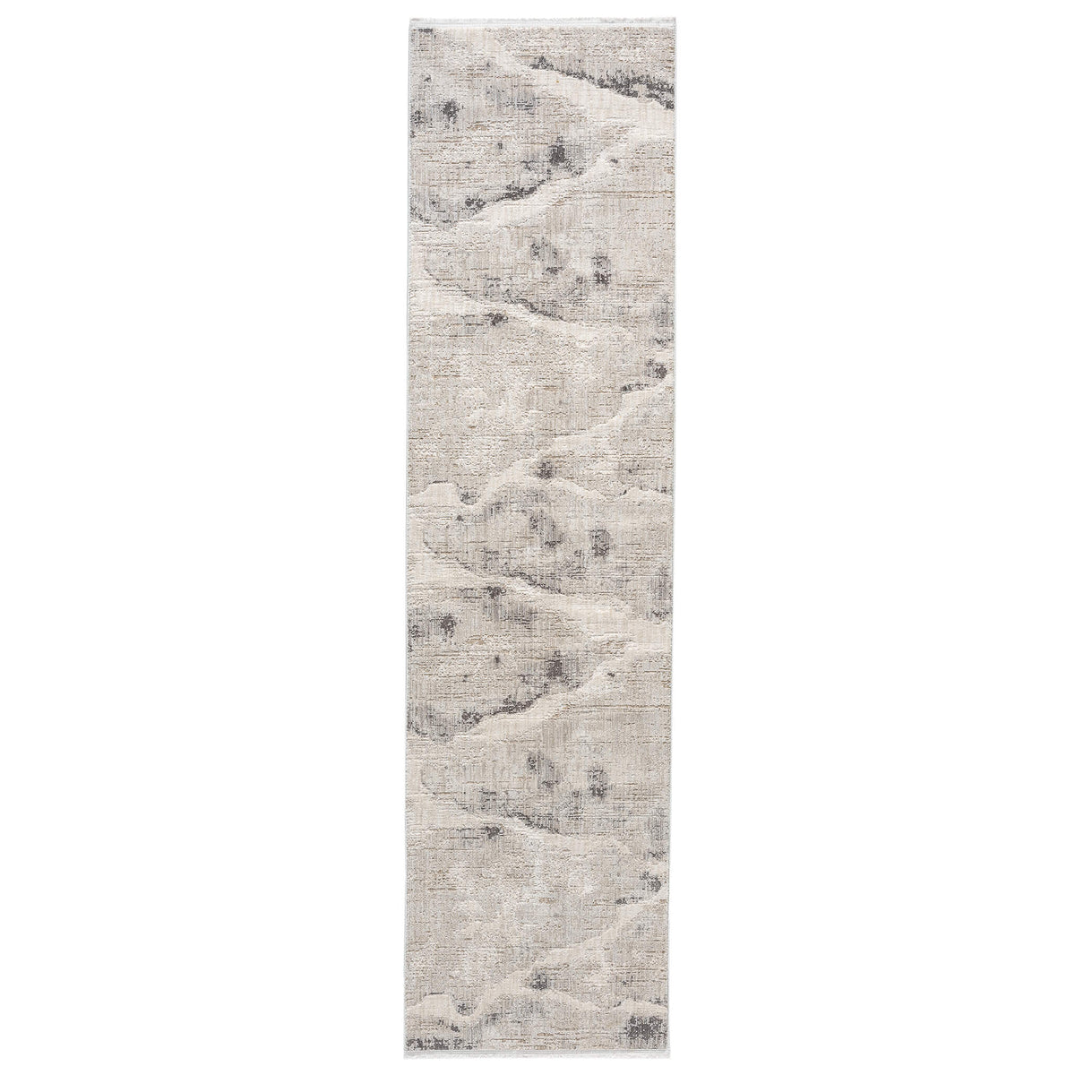 Glamour 731 Slate Contemporary Hallway Runner