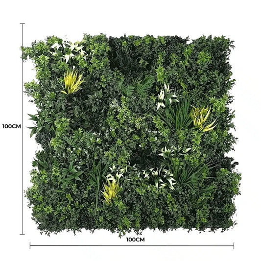 Green Forest Bespoke Commercial Grade Metal Backed Vertical Garden / Green Wall UV Resistant 1m x 1m Fire Retardant - Image 2