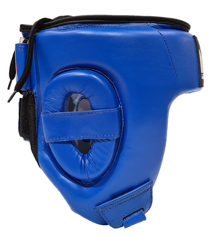 Morgan Platinum Open Face Leather Head Guard