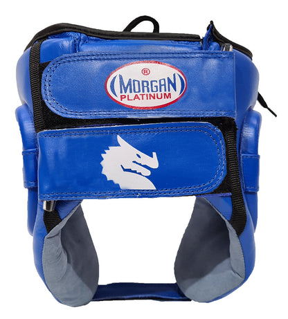 Morgan Platinum Open Face Leather Head Guard