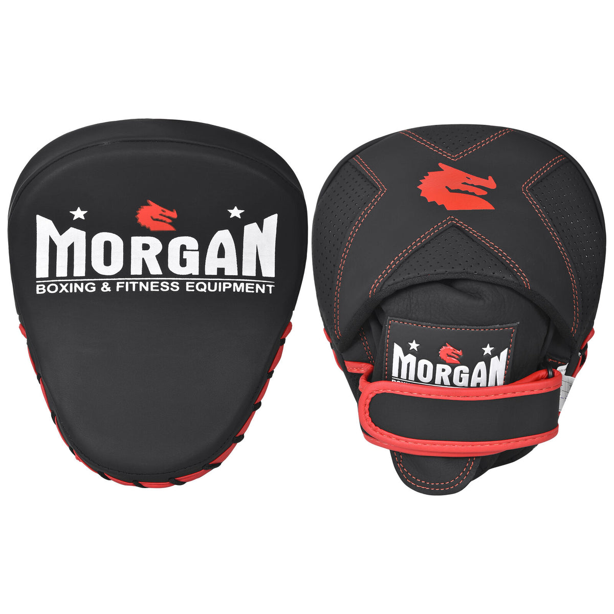 Morgan V2 Micro Gel Leather Curved Speed Pads (Pair)