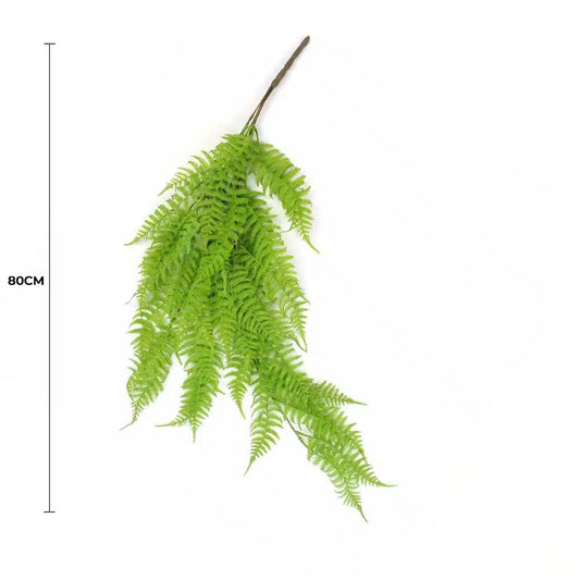 Hanging Fresh Green Boston Fern UV Resistant 80cm - Image 2