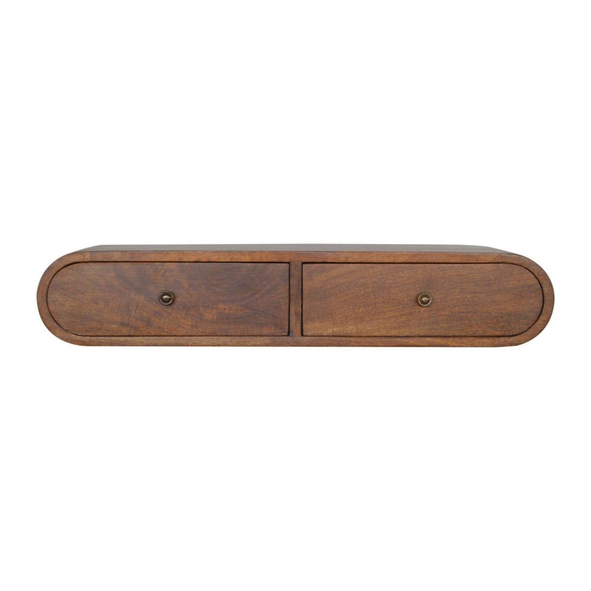 Floating Chestnut Wall Console 80cm
