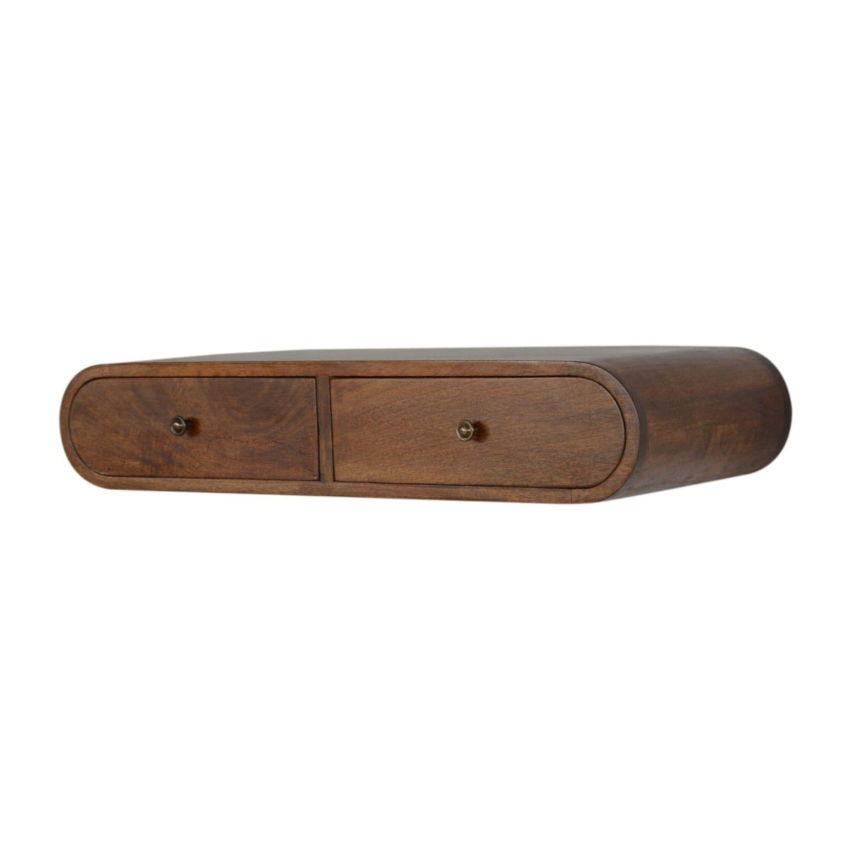 Floating Chestnut Wall Console 80cm
