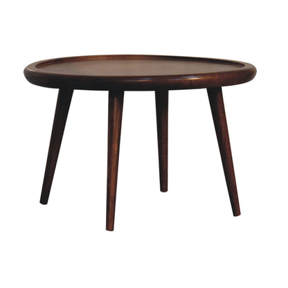 Chestnut Round Plate Coffee Table 60cm