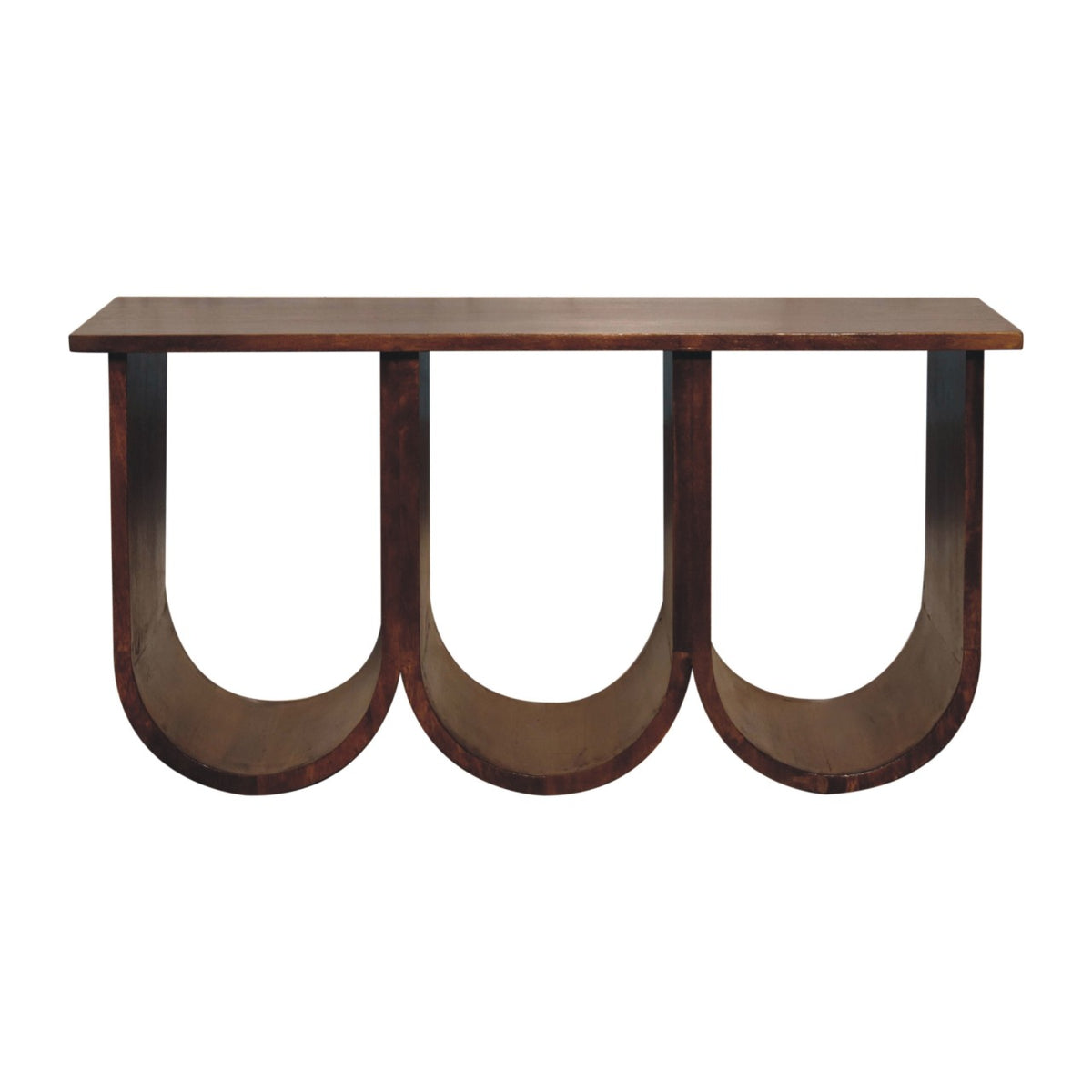 Chestnut Triple Open Coffee Table 80cm
