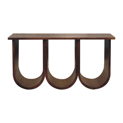 Chestnut Triple Open Coffee Table 80cm
