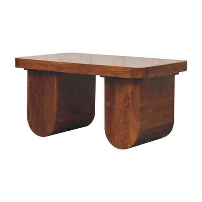 Chunky Chestnut Coffee Table 80cm